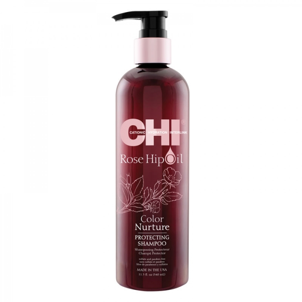 CHI Rose Hip Oil Color Nurture Protecting Shampoo 340ml