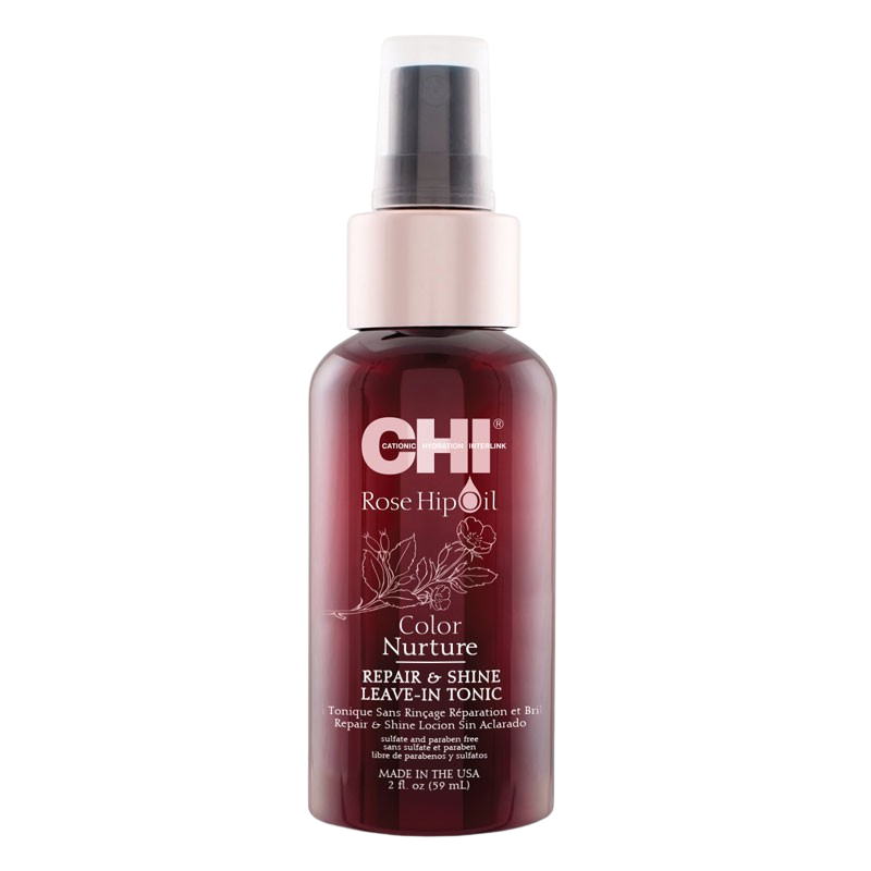 CHI Rose Hip Oil Color Nurture Repair & Shine Leave-In Tonic 59ml