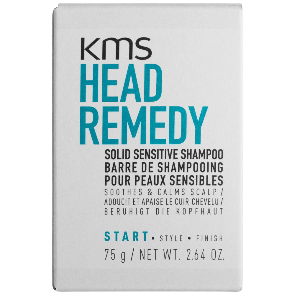 KMS HEADREMEDY Solid Sensitive Shampoo 75g mit KEEPER